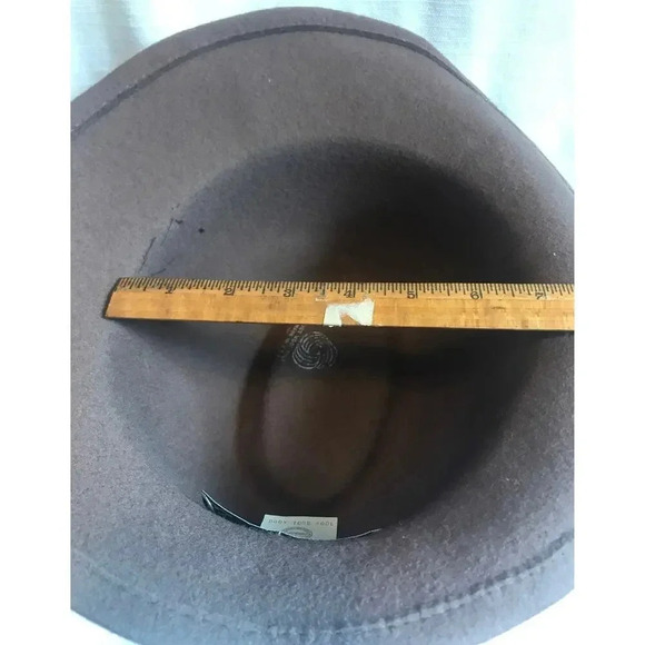 Vintage Street Smart By Betmar 100% Wool Women Brown Hat - Picture 7 of 8